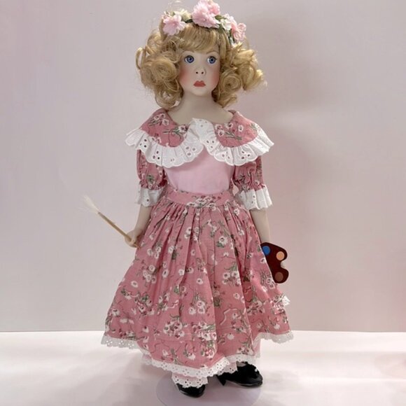 Paradise Galleries Amy From Little Women Porcelain Doll - Picture 1 of 4